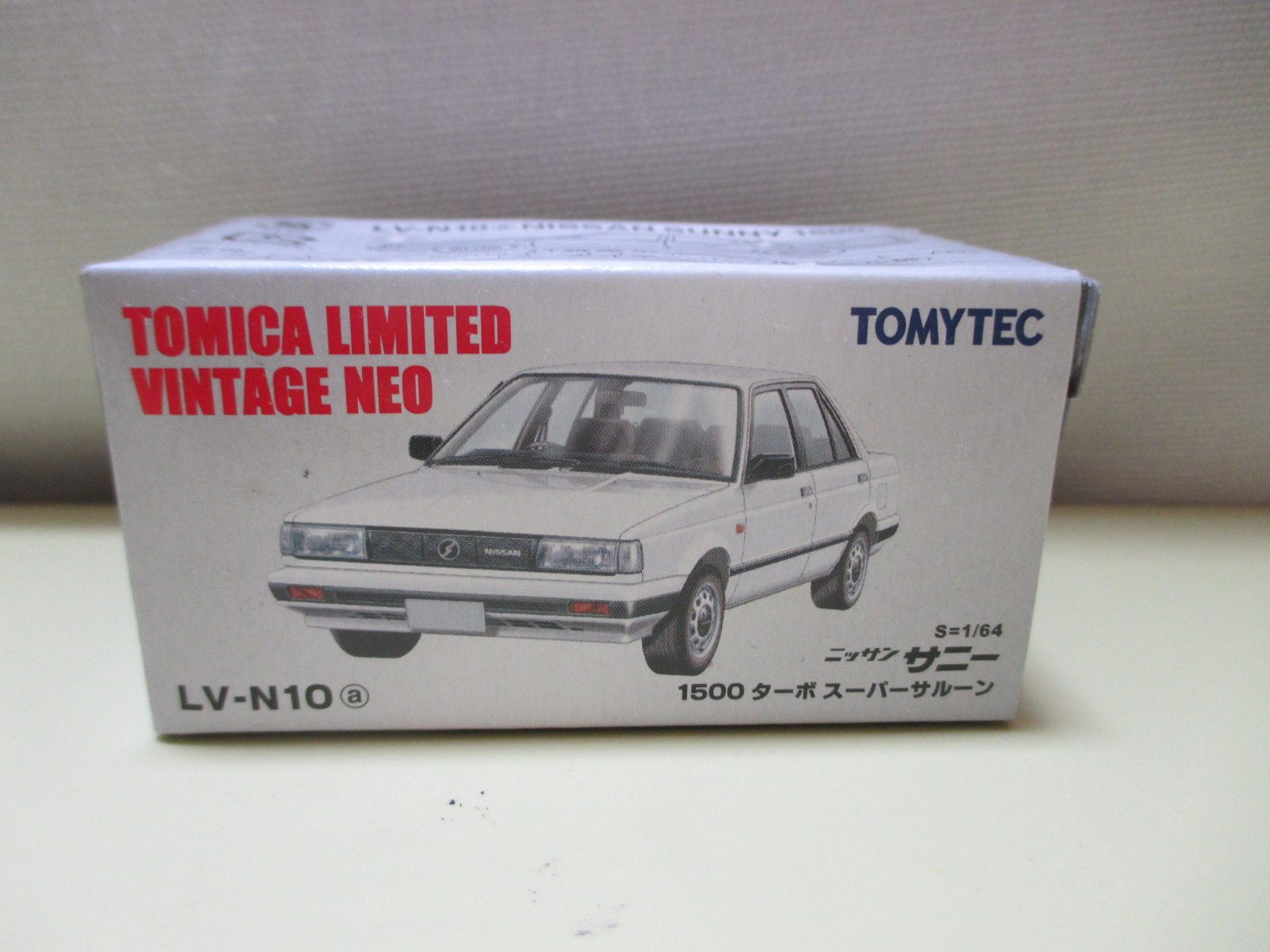 Tomica Limited Vintage Neo LV-N10a 1/64 Nissan Sunny 1500 Turbo Super Saloon - Picture 1 of 1